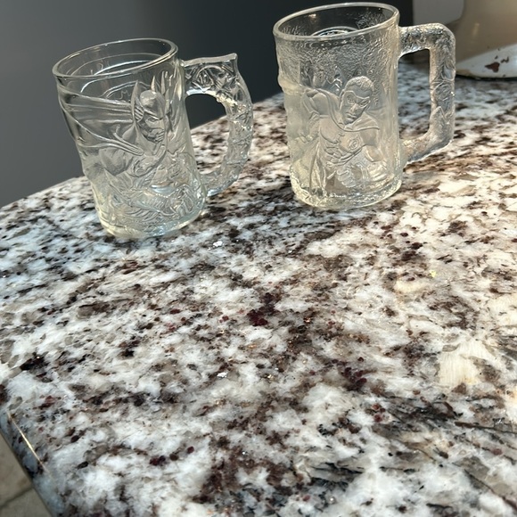 McDonald’s Batman Forever Frosted Glass Mugs - Picture 6 of 6